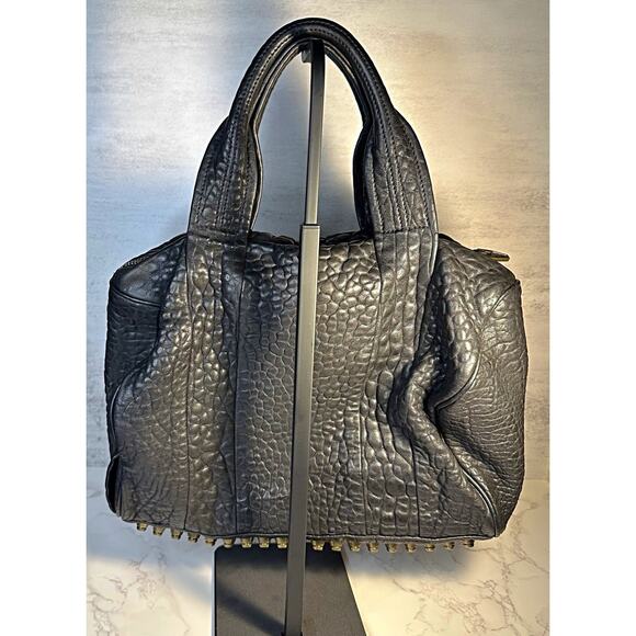 Alexander Wang Women’s Black Pebbled Leather Rocco Bag - Picture 2 of 16